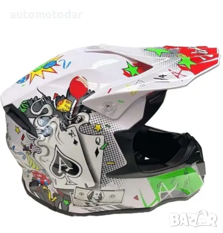 Каска за мотокрос ендуро атв, снимка 4 - Аксесоари и консумативи - 48820824