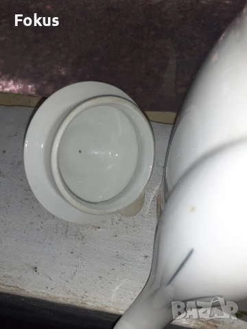 Прекрасен стар порцеланов чайник Blankeuhammer Bavaria, снимка 7 - Антикварни и старинни предмети - 53456676