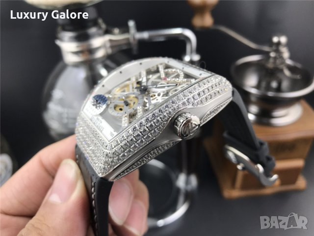 Мъжки часовник Franck Muller Vanguard Seven Days с автоматичен механизъм, снимка 7 - Луксозни - 38306734