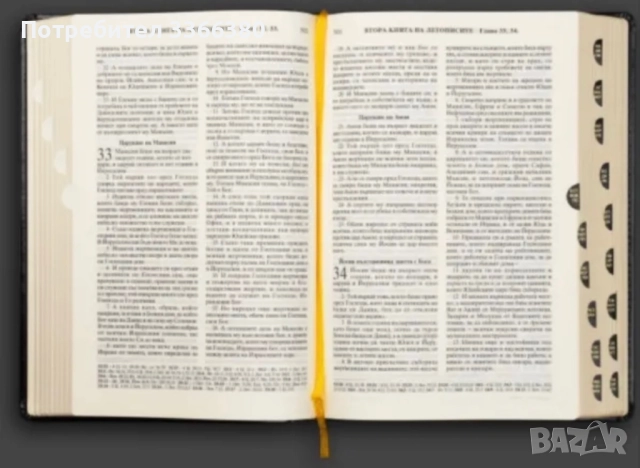 Библия с палци, луксозно издание, едър шрифт, голям формат, снимка 2 - Други - 51490692