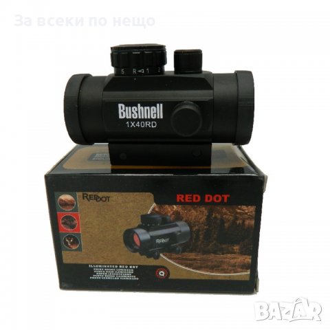 Оптически прицел бързомер Bushnell 1x40 , бързомерец, черен, снимка 1 - Оборудване и аксесоари за оръжия - 37485223