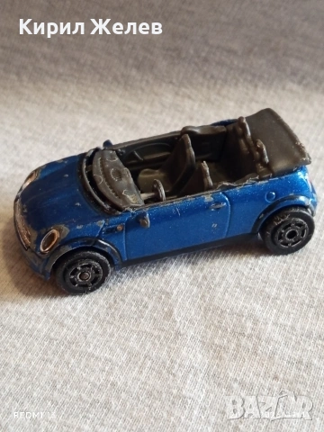 Метална количка Mini cooper cabriolet за КОЛЕКЦИЯ ДЕКОРАЦИЯ 27641