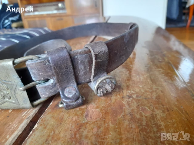 Стар Военен колан #13, снимка 3 - Антикварни и старинни предмети - 50658361