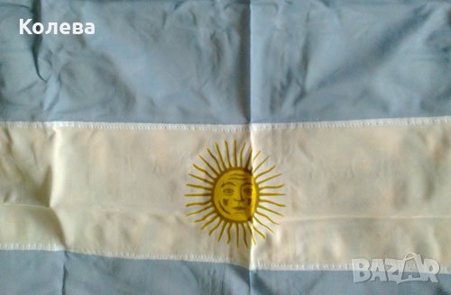Аржентински флаг, снимка 2 - Други ценни предмети - 26608426