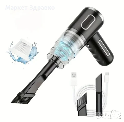 Мощна, тиха, компактна – идеалната ръчна USB прахосмукачка за всеки ден!, снимка 6 - Аксесоари и консумативи - 50611759