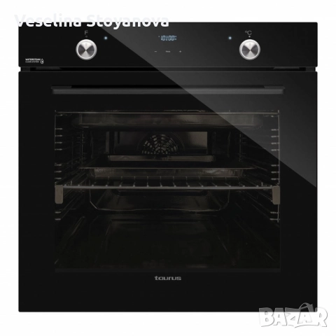 Вградена многофункционална фурна Taurus HM978BKD – 78 л, 3100 W, WaterSteam Clean, клас A, снимка 4 - Печки, фурни - 52650224