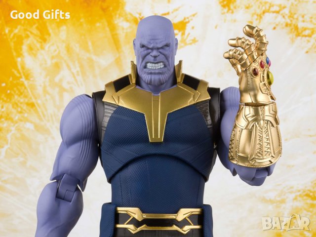 Avengers герои Танос с протектор за ръка, снимка 3 - Фигурки - 38769987