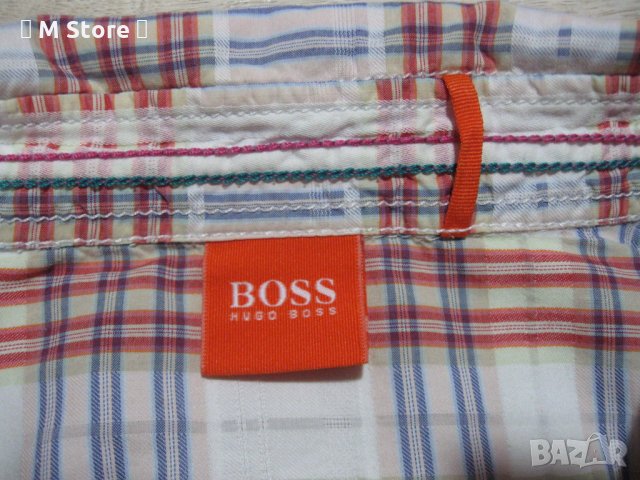 Hugo Boss Orange памучна оригинална риза, снимка 7 - Ризи - 32292508