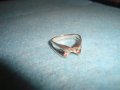 СТАР СРЕБЪРЕН ПРЪСТЕН СРЕБРО 925 АРТ НУВО СТИЛ 25263, снимка 3
