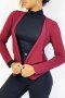 Дамско сако (блейзър) с ревер и джобове с цип, 3цвята - 024, снимка 14