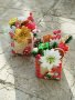 🎄🎁Ново🎁🎄Празнични кутия със сапунени цветя и декорация
