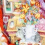 Колекционерска порцеланова чиния Wconker Wuv от серията Holiday Cat Plate на Franklin Mint., снимка 9