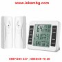 Безжичен термометър с LCD дисплей - код 2225