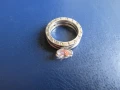 BVLGARI сребърен пръстен с камък, снимка 3