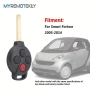 Кутийка за ключ с 4 бутона за Smart ForTwo / ForFour с острие HU, снимка 2