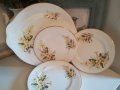 Английски костен порцелан Royal Albert-десертен сервиз.Плато и 6десертни чинии (16см), снимка 4
