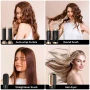 Стилизатор за коса 6в1 - йонен сешоар, изправяне, въздушна маша за къдрици, снимка 3
