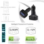 Ново 4 в 1 Двойно зарядно за кола Dual USB DC 5V 3.1A Универсален адаптер с тестер за измерване на н, снимка 8