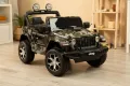 Офроуд акумулаторен автомобил  JEEP RUBICON Камофлаж– 4x4, до 35кг., с дистанционно и LED,, снимка 16