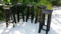 дървени бар столове , снимка 3