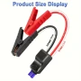 Интелигентни кабели за стартова батерия/JUMPER, EC5 конектор, щипки тип крокодил, 32 см, снимка 3