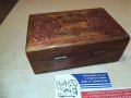 КРАСИВА ДЪРВЕНА КУТИЯ С ЧЕРЕН КАМЪК-16Х10Х6СМ, снимка 14
