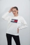Tommy Hilfiger Памучна Бяла Дамска Блуза , снимка 6