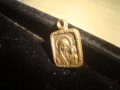 СТАРА МАЛКА ИКОНА БРОНЗ МИНИАТЮРА РЕЛЕФНА ПРАВОСЛАВНА 20541, снимка 7