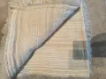 вълнен китеник бял с размери 175/65 см 2 броя , снимка 2
