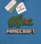 Lacoste x Minecraft Organic Cotton T-Shirt оригинална тениска S памук, снимка 3