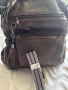 Дамска кожена раница с много джобове, снимка 8