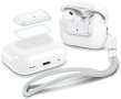 Нова Защита за слушалки AirPods Pro 2 (2022) / AirPods Pro (2019) с каишка бяла, снимка 1