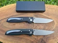 Сгъваем джобен нож SHIROGOROV,стомана D2,Axis Lock,два цвята,SH206, снимка 2