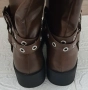 Дамски тъмнокафяви ботуши, снимка 4