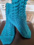 Плетени дамски чорапи, снимка 5
