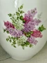 Обемна подова ваза Schumann Arzberg Germany "Lilac Time", снимка 10