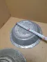 Комплект Стари Ръчно Ковани Медни Чинии., снимка 11
