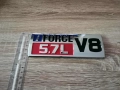 сребриста с червено емблема i-Force V8 5.7L за Toyota , снимка 3