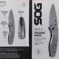 Джобни ножчета SOG Aegis FL, снимка 4 - Ножове - 43315841