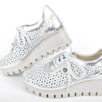 НОВО! Дамски обувки естествена кожа на платформа G -Два цвята, снимка 6 - Дамски ежедневни обувки - 40412229