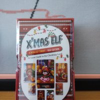 Коледни таро карти - X'mas Elf Red Edition Tarot и Green Edition 7х12см, книжка, снимка 3 - Карти за игра - 43392648