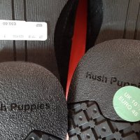 Английски Черни Мокасини от Велур 'Hush Puppies'-No:45 , снимка 6 - Мокасини - 36803456