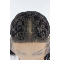 Дълга черна къдрава лейс фронт перука Елизабет, снимка 6 - Аксесоари за коса - 34899826