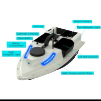 лодка за захранка D19 в коммплект с 2батерии и сак, снимка 2 - Стръв и захранки - 44896730
