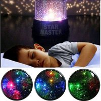 Магическа детска лампа "Мощно небе" - светещи звезди, нощна лампа, снимка 6 - Настолни лампи - 26914286