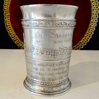 Халба,чаша от калай с картина за Лорелай и Лодкаря. , снимка 5 - Антикварни и старинни предмети - 44116228