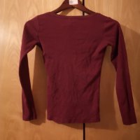 Нова блуза - 50% Calliope с дълъг ръкав бордо XS, снимка 2 - Блузи с дълъг ръкав и пуловери - 32326945
