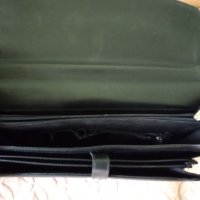 Луксозна мъжка бизнес чанта от естествена кожа, черна, снимка 3 - Чанти - 43448453