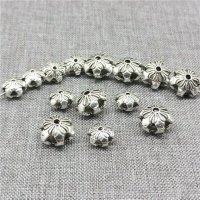 Талисмани от 925 Стерлингово Сребро тип Пандора - Flower Beads 2-Sided - 10 мм - За Бижута, Нови, снимка 4 - Колиета, медальони, синджири - 32879507
