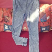 Панталон имитиращ дънки в сиво размер 150см, снимка 1 - Детски панталони и дънки - 26528157